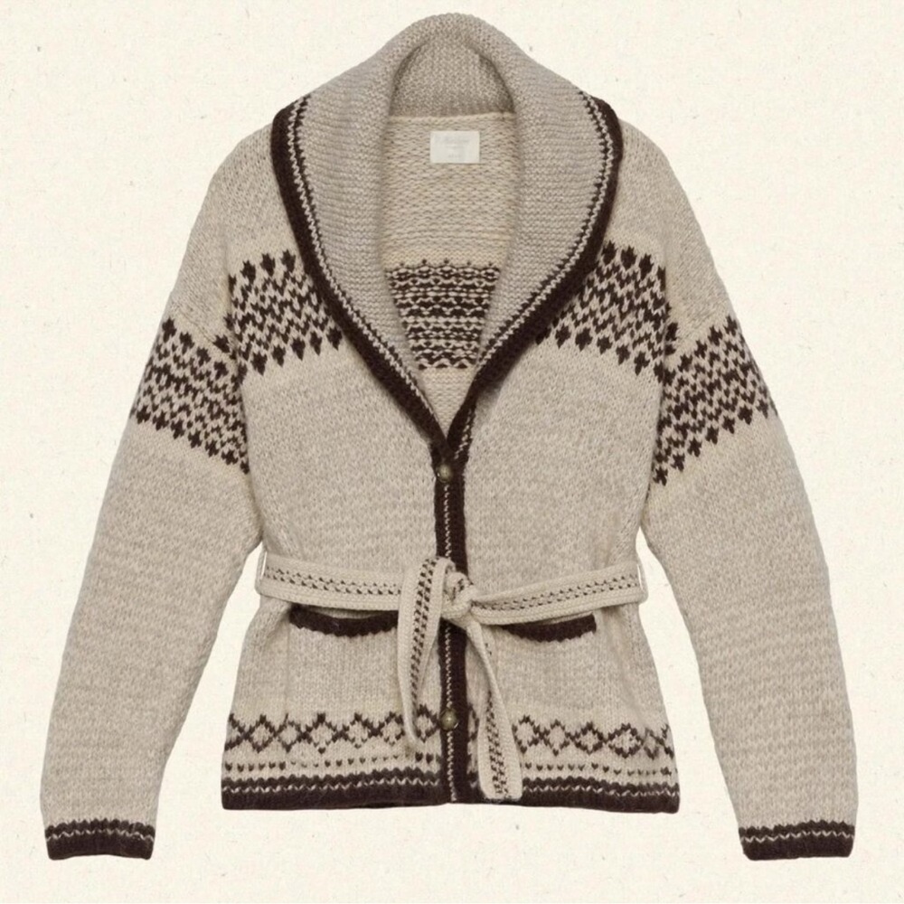 Hale Cardigan DOEN Original Colorway 2025 Whibdey Jacquard XS/S